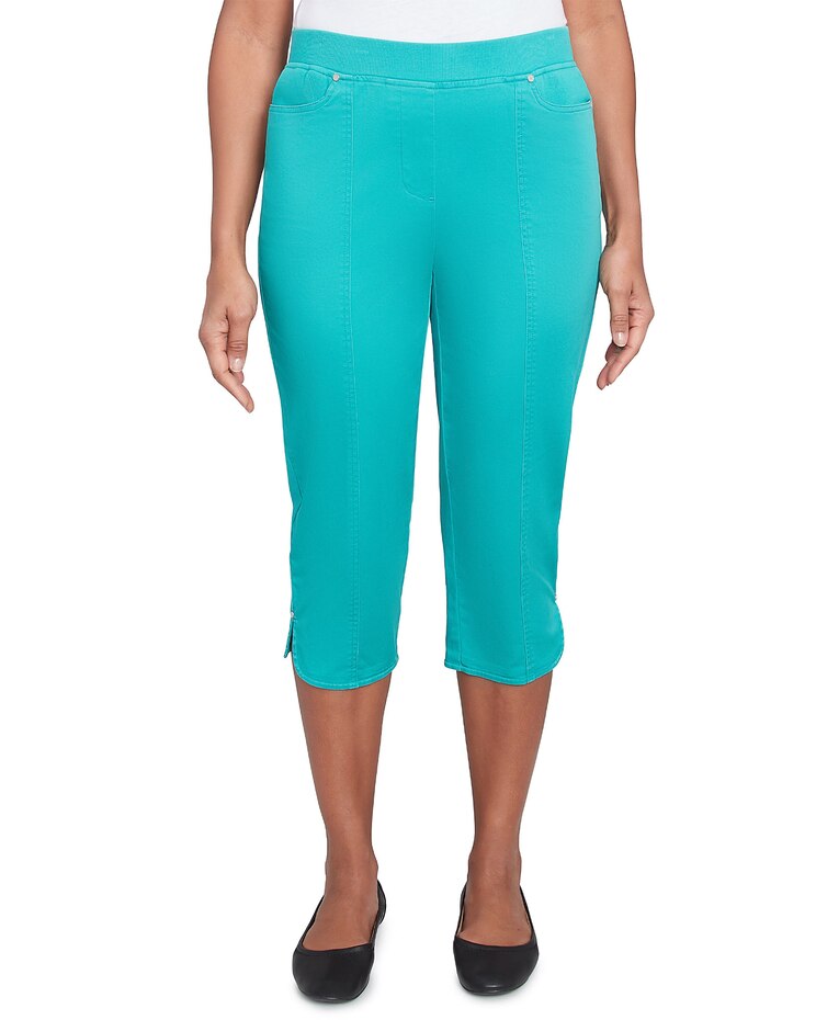 Alfred Dunner® Nantucket Tailored Tulip Hem Capri Pants image number 1