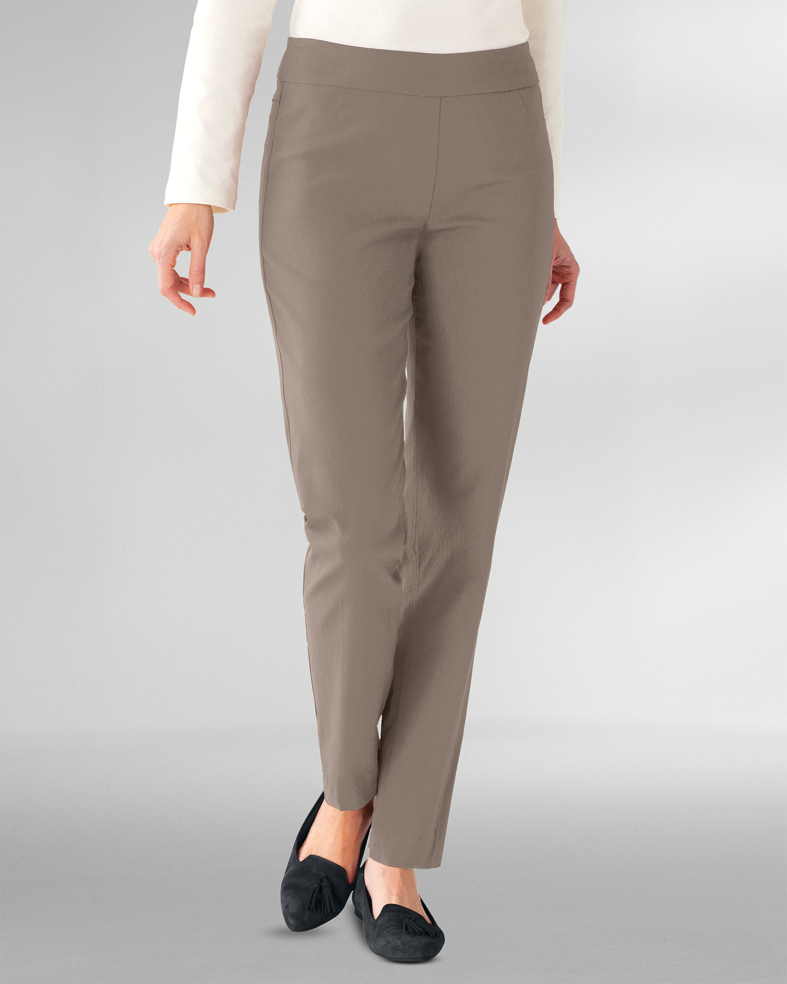 SlimSation® Tapered-Length Pants | Appleseed's
