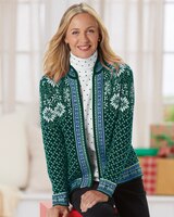 Nordic Skies Zip Cardigan thumbnail number 1