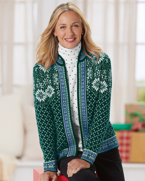 Nordic Skies Zip Cardigan