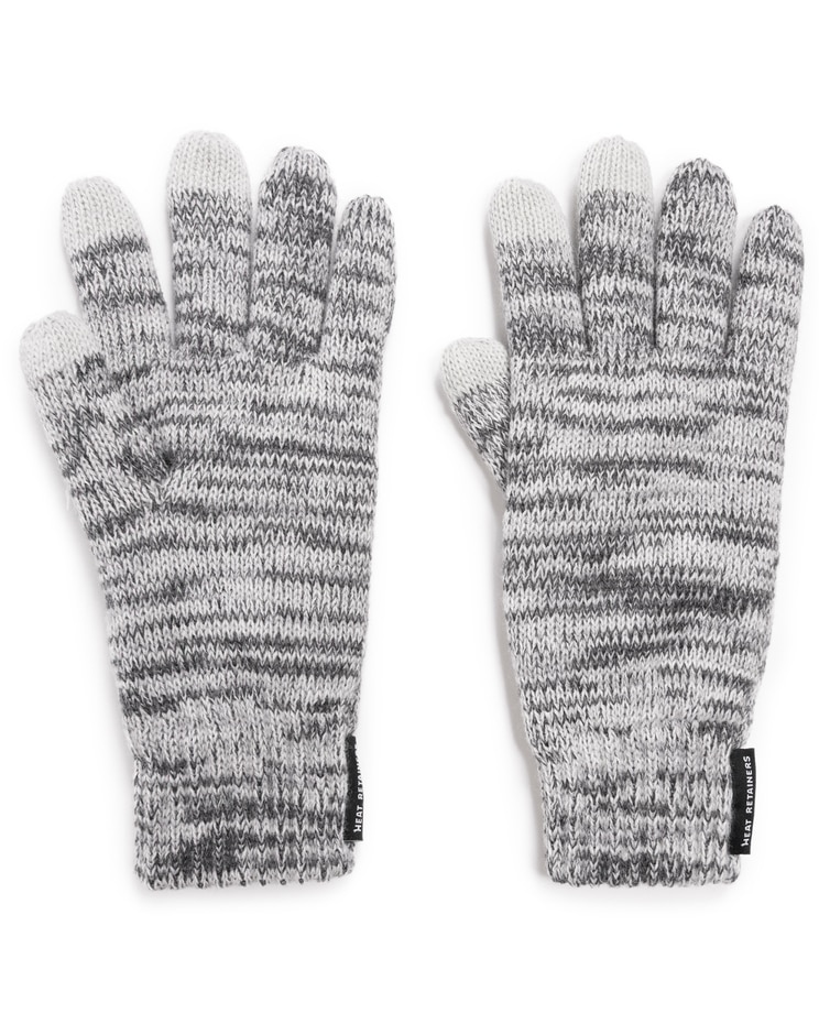 MUK LUKS® Womens Heat Retainer Acrylic Gloves image number 1