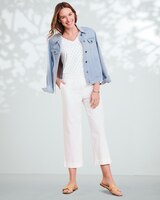 Dennisport Relaxed Pull-On Cropped Chinos thumbnail number 2