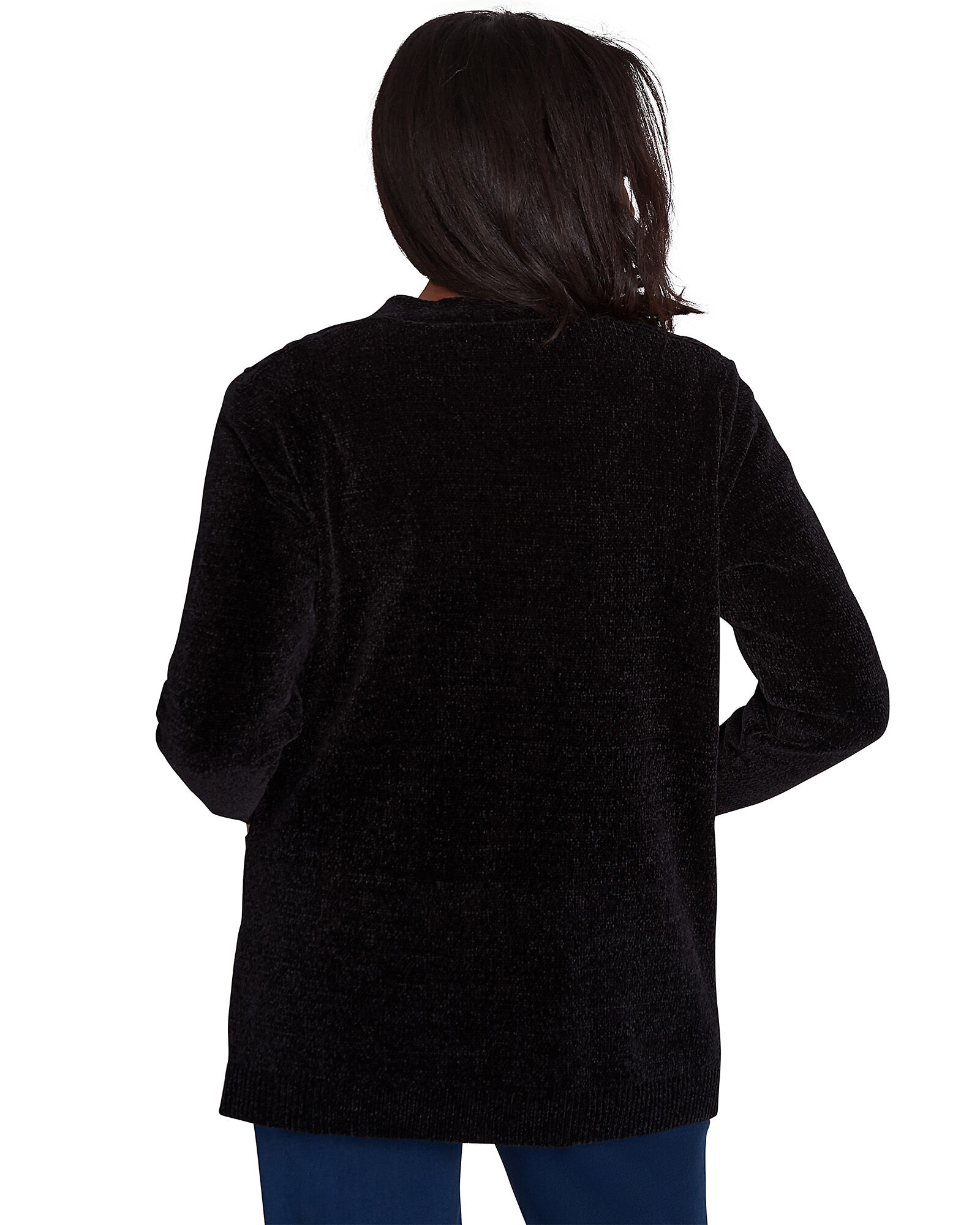 Alfred dunner chenille cardigan clearance