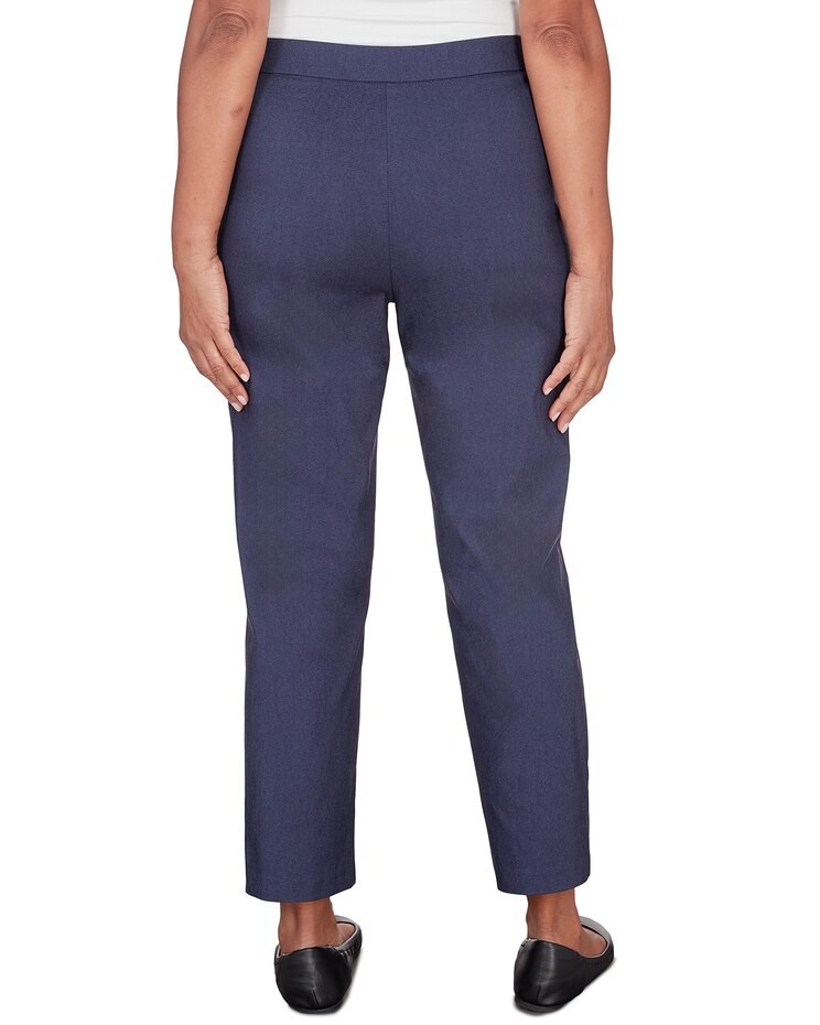 Alfred Dunner® A Fresh Start Embroidered Allure Pull On Ankle Pant image number 2