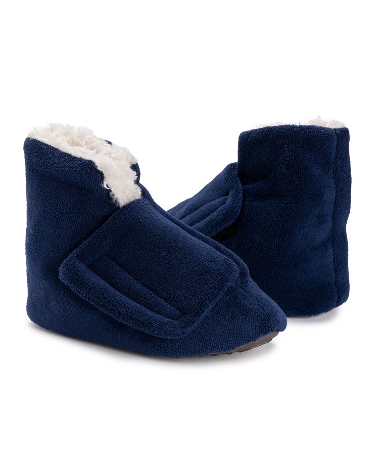 MUK LUKS Soft Ones Women's Adjustable Bootie-Micro Terry Slippers image number 2