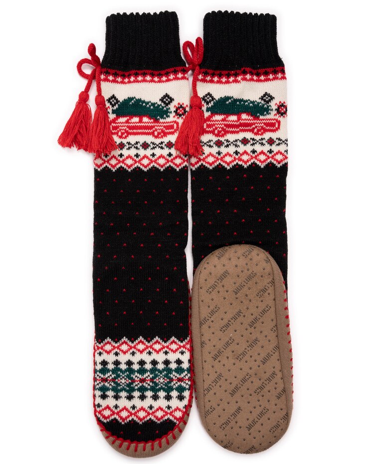 MUK LUKS® Womens Tassel Slipper Sock 1Pr Pack image number 1