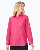 Boyfriend Long Sleeve Pinpoint Shirt thumbnail number 1