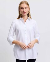 Foxcroft Madison Essential Pinpoint Non-Iron Tunic thumbnail number 3