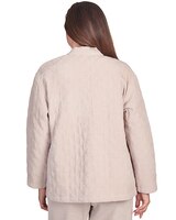 Alfred Dunner® St.Moritz Quilted Chenille Corduroy Jacket thumbnail number 2
