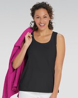 Prima™ Cotton Solid Two-Way Tank thumbnail number 1