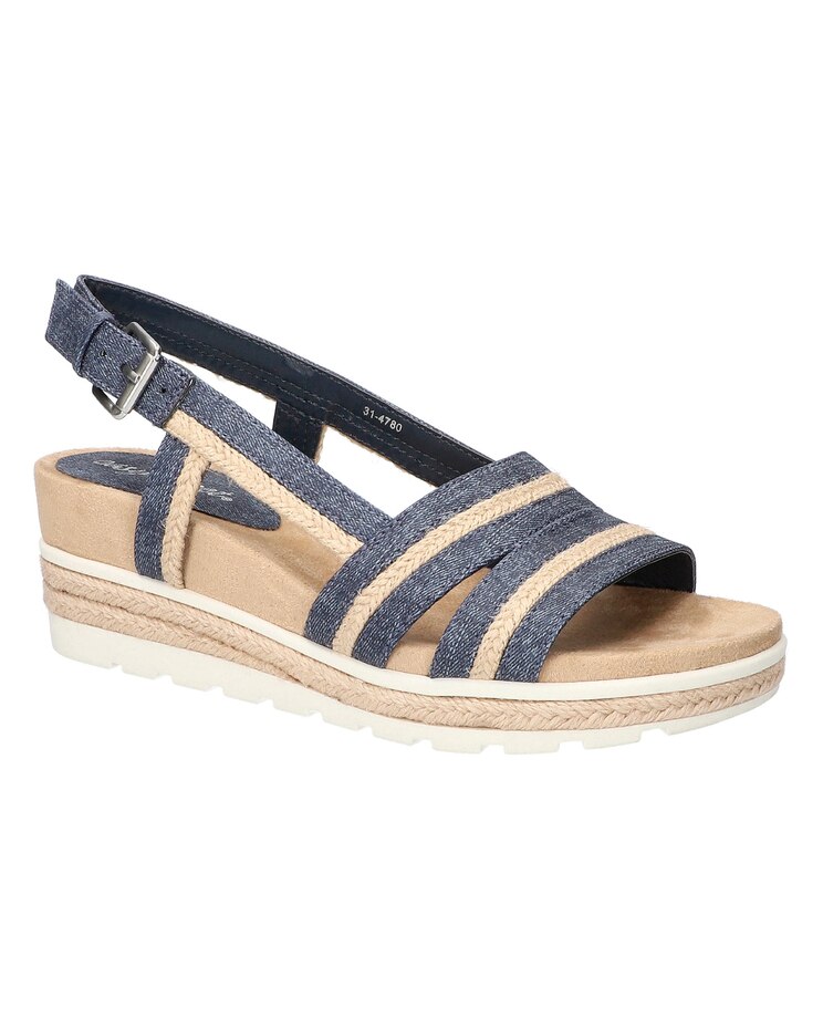 Easy Street® Mel Wedge Sandals image number 1
