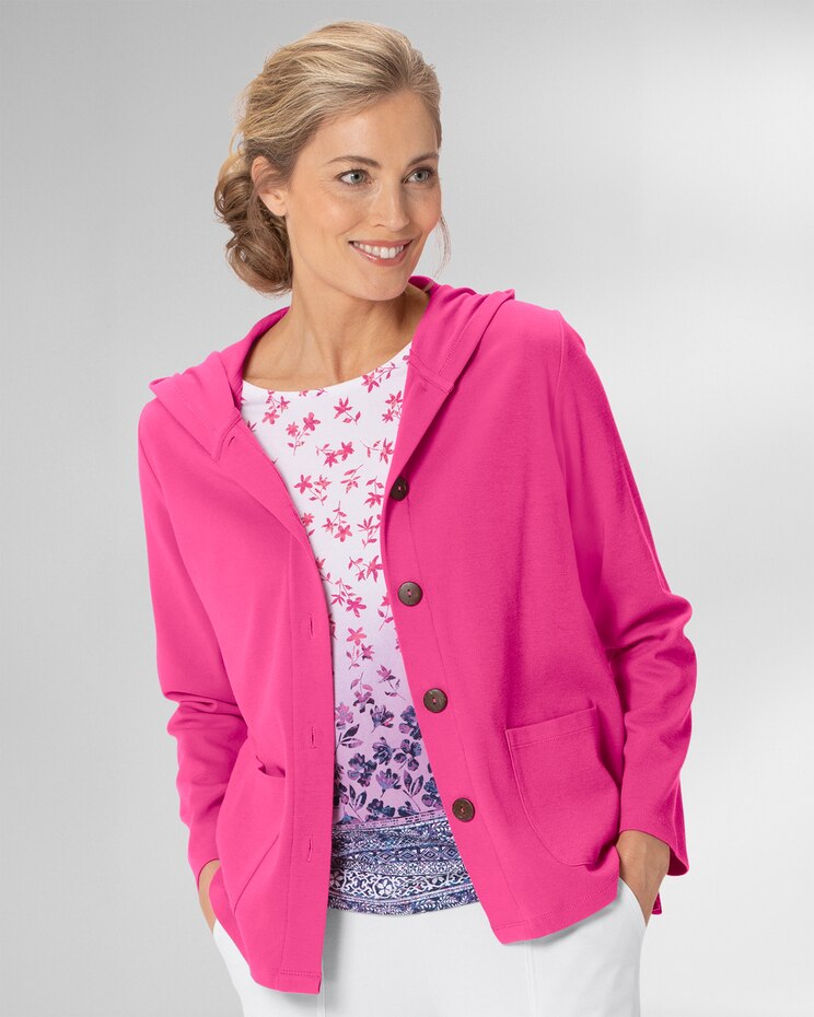Everyday Knit Hooded Cardigan image number 1