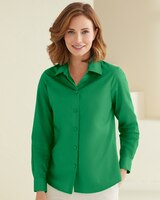 Foxcroft For Appleseeds Perfect-Fit Long-Sleeve Shirt thumbnail number 1