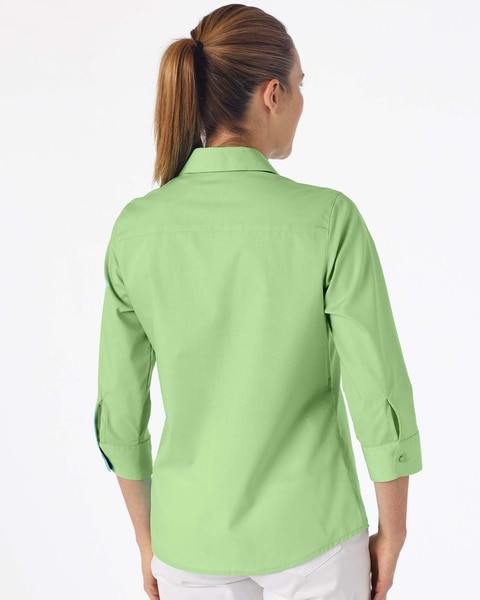 Foxcroft Perfect-Fit Three-Quarter-Sleeve Shirt