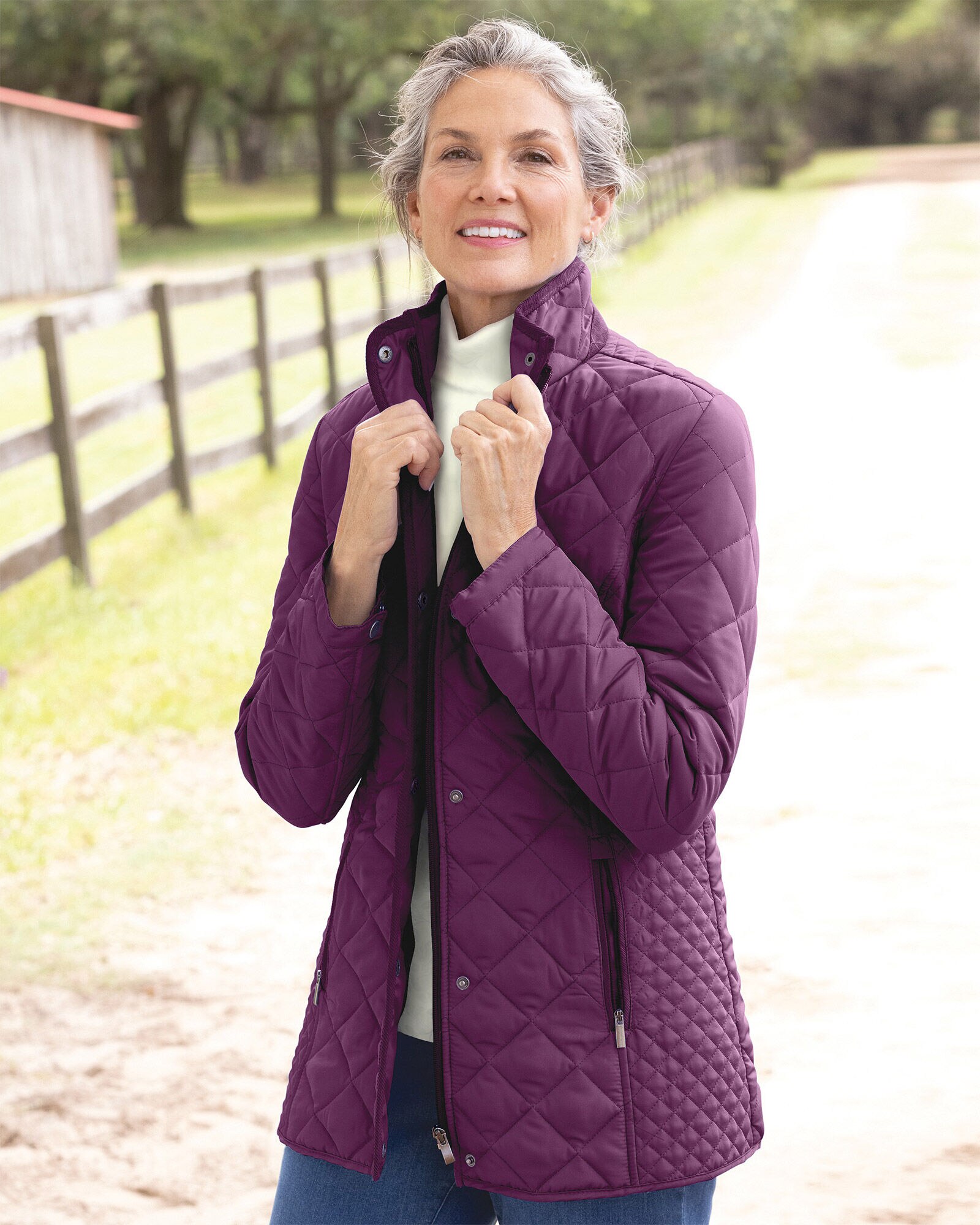 Appleseeds quilted jacket new arrivals