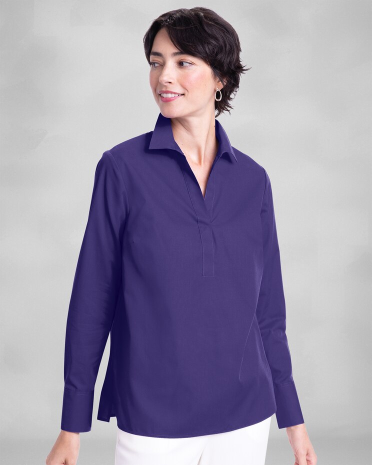 Foxcroft Y-Neck Tunic image number 1