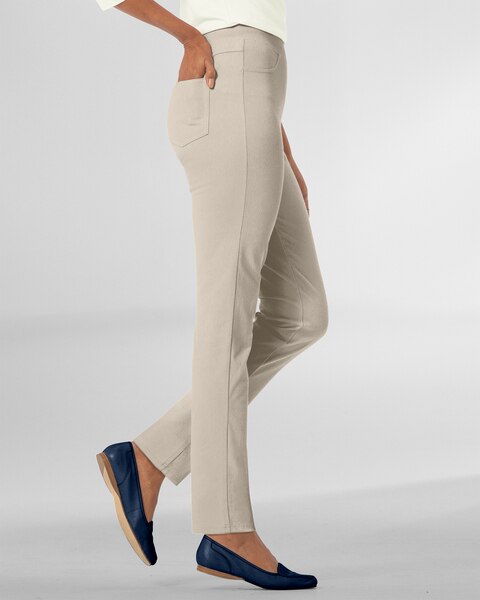 Classic Knit Denim Slim Jeans
