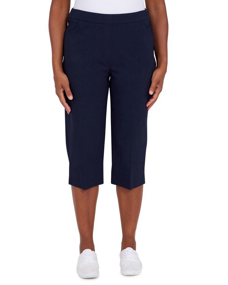 Alfred Dunner® Classic Allure Stretch Clamdigger Capri image number 1