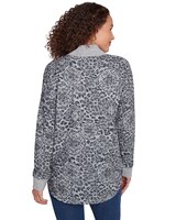 Ruby Rd® Cozy Season Knit Leopard Top thumbnail number 2