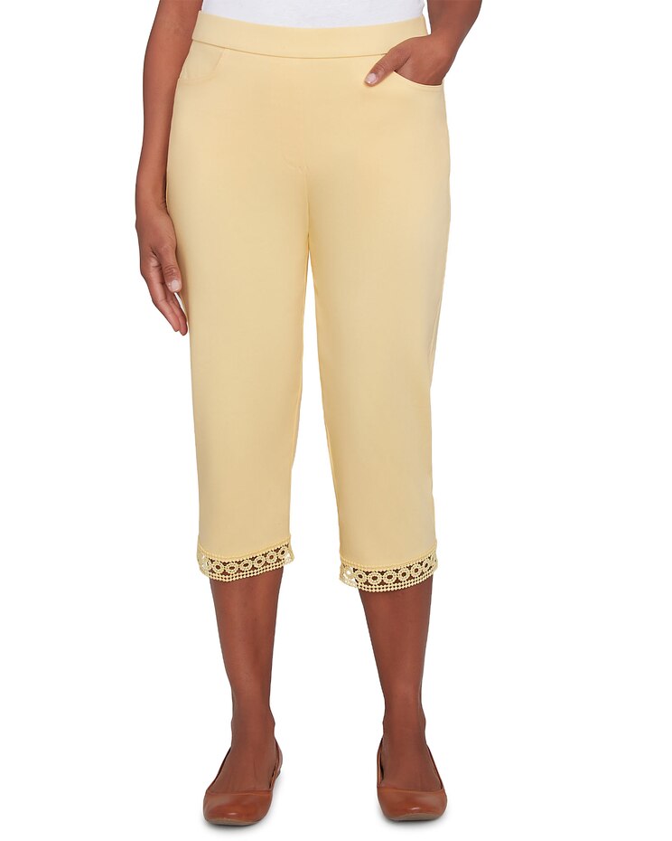 Alfred Dunner® Dress Code Comfort Allure Embellished Capri Pant image number 1