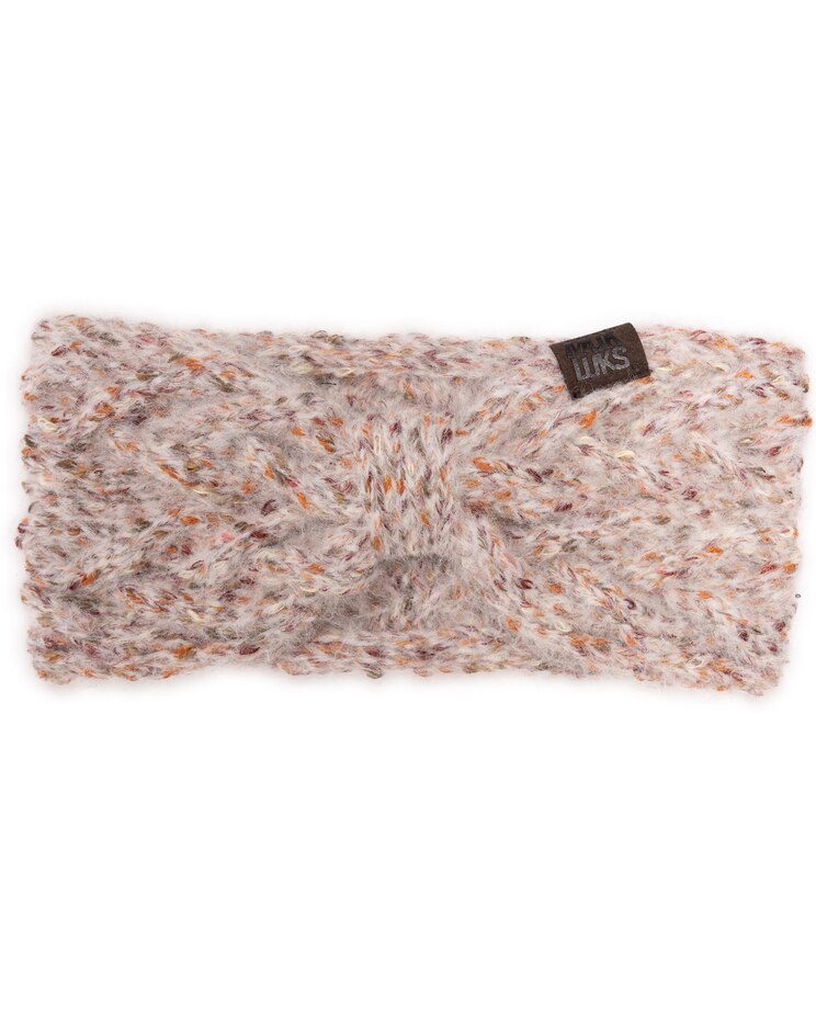 MUK LUKS® Womens Space Dye Cable Headband image number 1