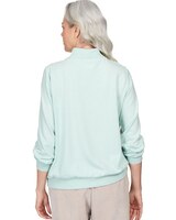 Alfred Dunner® St.Moritz Embroidered Envelope Neck Sweatshirt thumbnail number 2