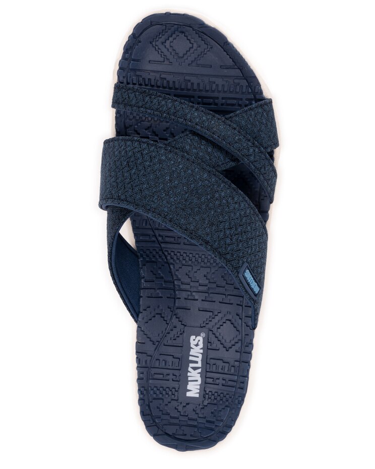 MUK LUKS® Women's Sassy Cross-Over Slide Sandal image number 4