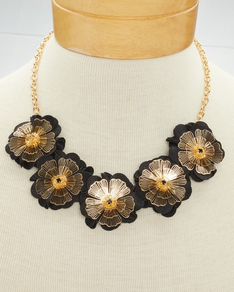 Midnight Blooms Necklace