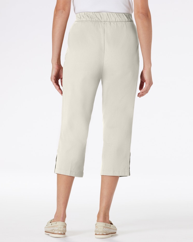Dennisport Button-Hem Capris image number 3