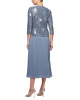 T-length Mock Jacket Dress  thumbnail number 3