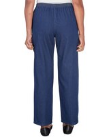 Alfred Dunner® Lavender Fields Denim Pull On Short Length Pant thumbnail number 5