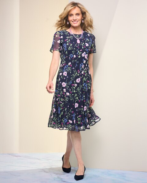 Secret Garden Seamed Dress