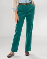 Stretch Wide-Wale Corduroy Fly-Front Pants thumbnail number 1