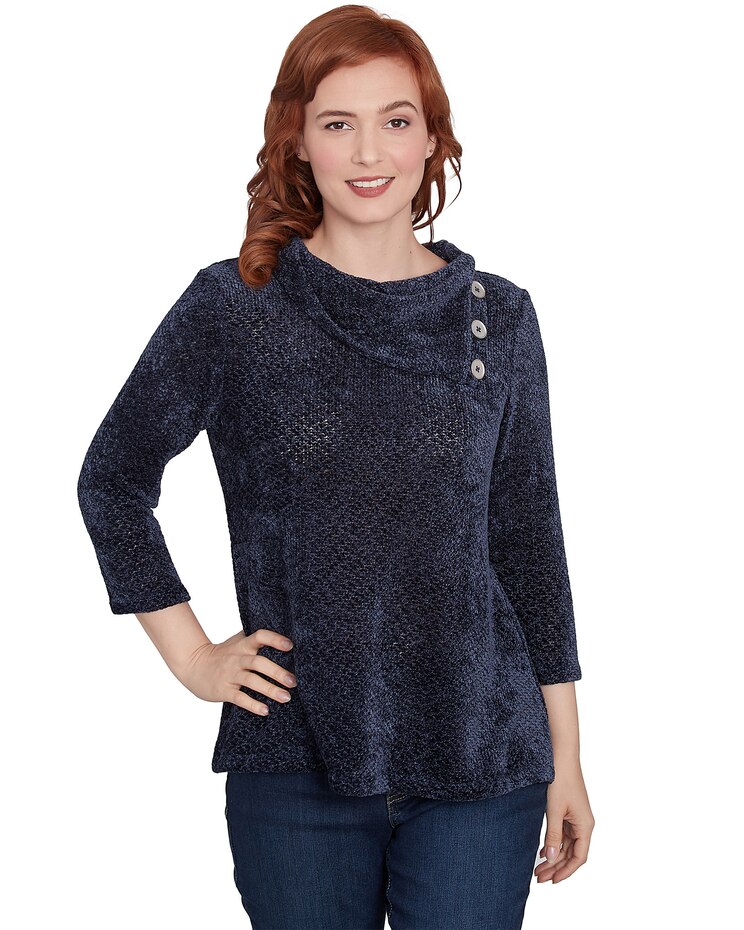 Ruby Rd® Must Haves Knit Shine Pullover image number 1