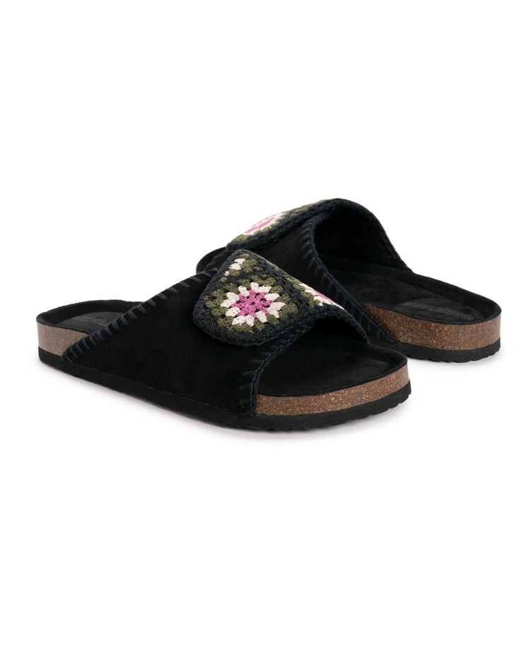 MUK LUKS® Women's Gigi Crochet Slide Sandal image number 1