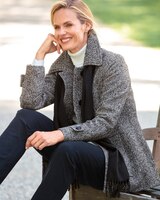 London Fog Wool Scarf Coat thumbnail number 2
