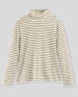 Essential Cotton Striped Turtleneck thumbnail number 1