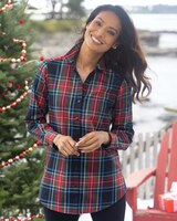 Foxcroft Tartan Plaid Non-Iron Tunic thumbnail number 1