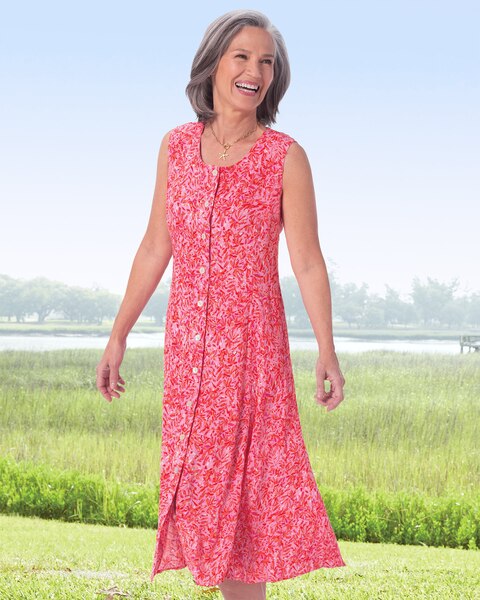 Sea Spray Midi Tank Dress