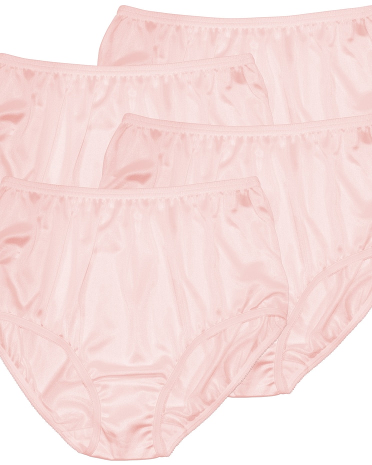 100% nylon full coverage panties - 4-pk image number 3