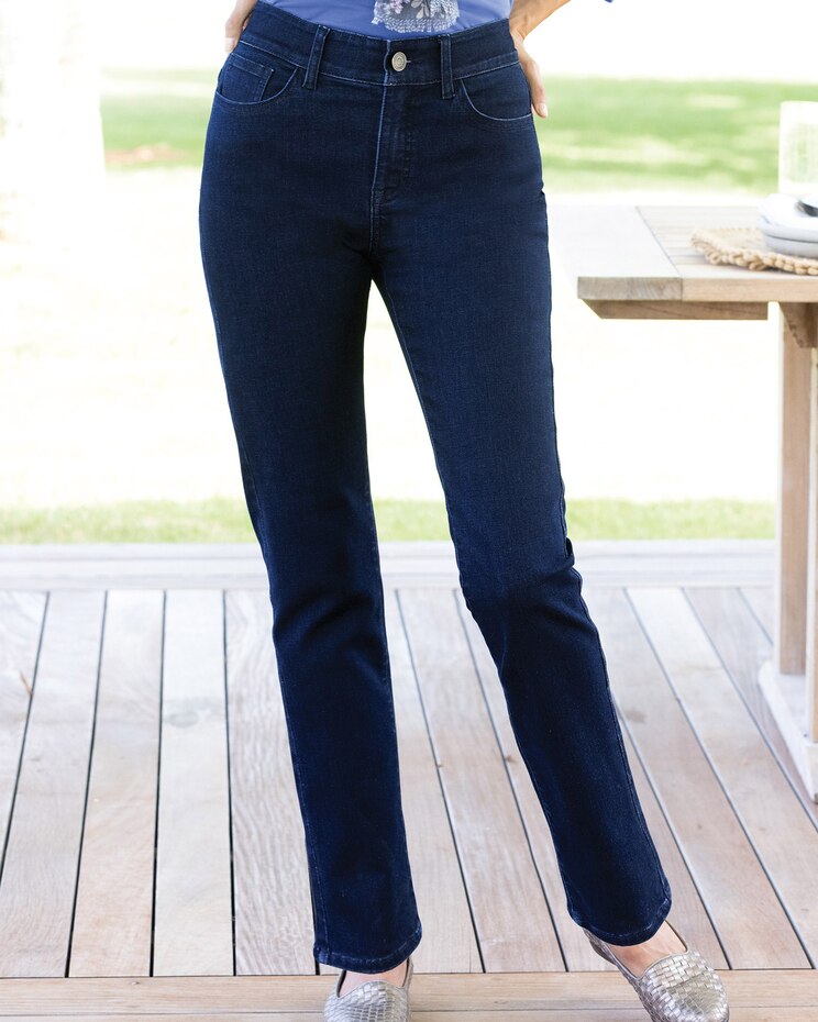 EverStretch 5-Pocket Zip-Fly Jeans image number 1