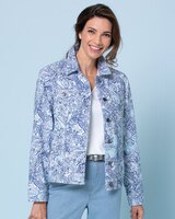 DreamFlex Paisley Jean Jacket thumbnail number 1