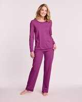 Lace Trim Pajamas thumbnail number 1