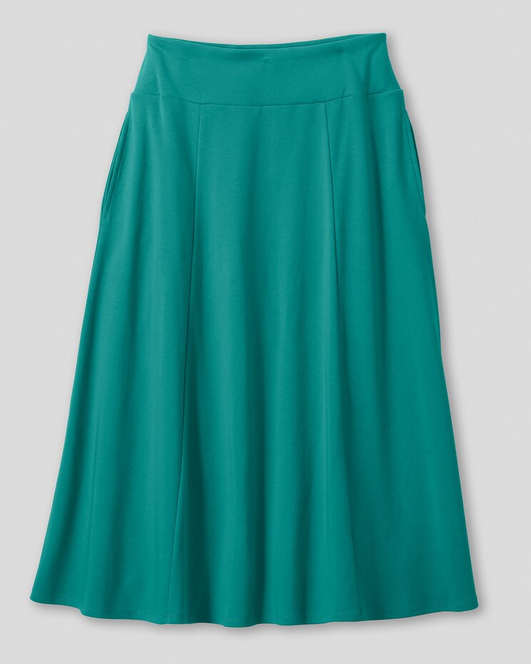 Everyday Knit Solid Skirt image number 1