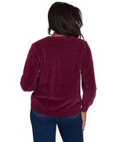 Alfred Dunner® Classics Classic Chenille Pullover Sweater thumbnail number 4