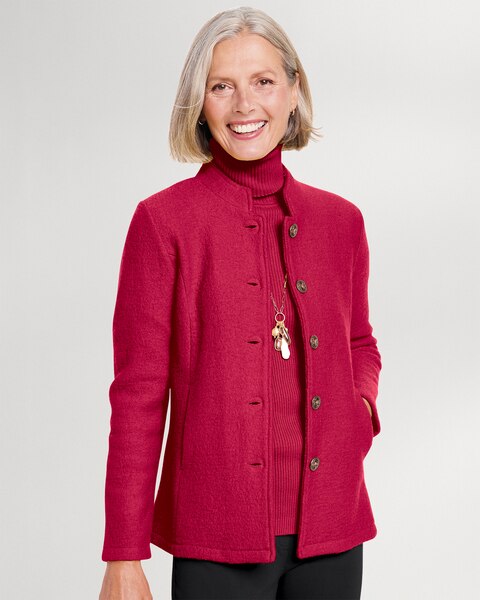 Boiled-Wool Jacket