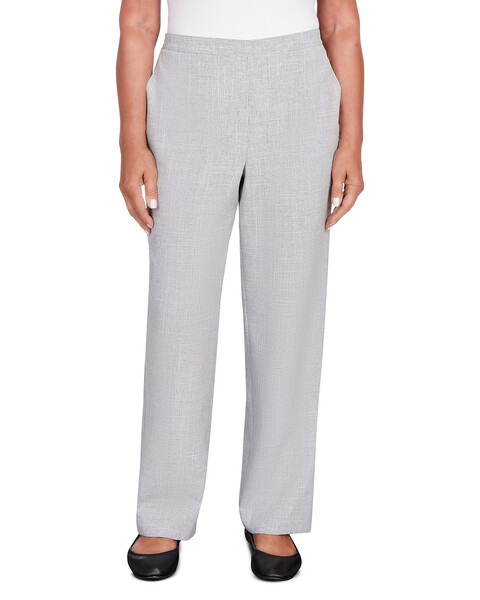 Alfred Dunner® Isn't It Romantic Plaid Pull On Short Length Pant