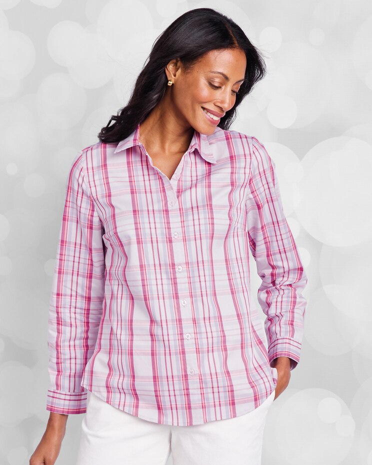 Festive Plaid Cotton Shirt image number 1