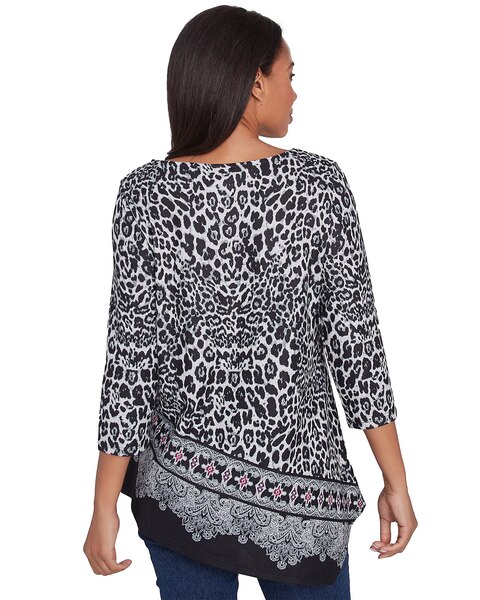 Ruby Rd® Cozy Season Knit Paisley Top