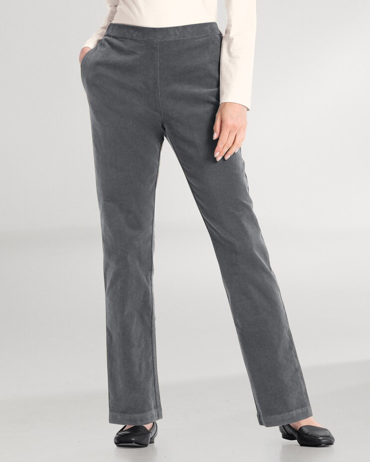 Stretch Pincord Pull-On Pants image number 1